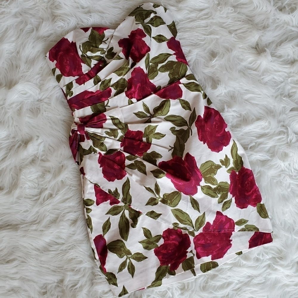 XXI Floral Strapless Mini  